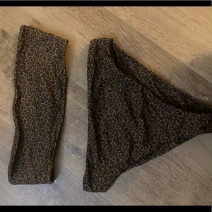 Leopard print bikini